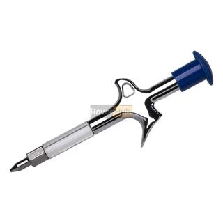 Пістолет для змащення BikeWorkX grease gun silver-blue