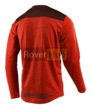 Джерсі TLD Flowline L/S Jersey [Shield Heather Tangerine/Dark Slate] M