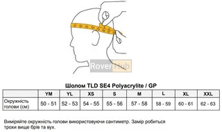 Мотошолом TLD GP HELMET VOLT [ORANGE] MD