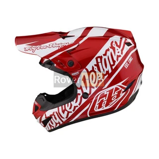 Мотошолом TLD GP HELMET SLICE [RED/ WHITE] SM