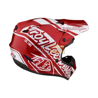 Мотошолом TLD GP HELMET SLICE [RED/ WHITE] XL