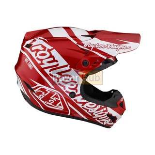 Мотошолом TLD GP HELMET SLICE [RED/ WHITE] SM