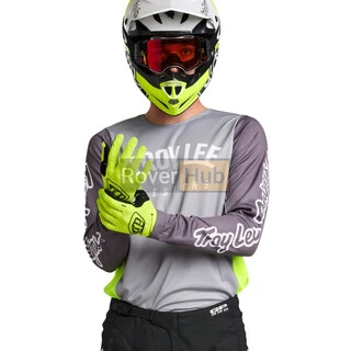 Мото джерсі TLD GP PRO JERSEY BOLTZ [SILVER/GLO GREEN] 2X