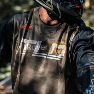 Мото джерсі TLD Scout GP Jersey RIDE ON [CHARCOAL/VINTAGE WHITE] XL