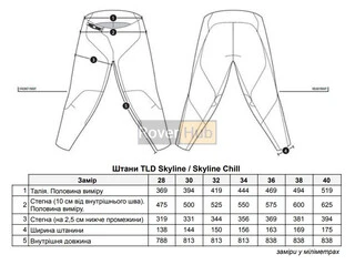 Штани TLD SKYLINE CHILL PANT MONO [DARK PINE] 30