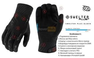 Рукавички TLD SWELTER PLUS GLOVE MONO [BLACK] MD