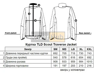 Мото куртка TLD Scout Traverse Jacket [Black] LG