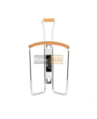 Фляготримач Zefal VINTAGE (1720) сталевий, з шкіряними вставками, 80g, сріблястий