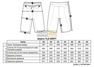 Велошорти TLD DRIFT SHORT SHELL [Copper] 32