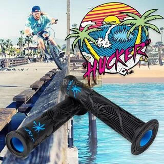 Гріпси ODI Hucker Signature 160mm no Flange Yellow/Pink Swirl