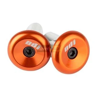 Баренди ODI Aluminum End Plugs w/Lasered Logo ORANGE