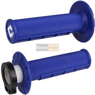 Мото гріпси ODI HALF-WAFFLE MX V2 Lock-On BLue