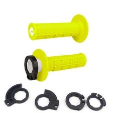 Мото гріпси ODI HALF-WAFFLE MX V2 Lock-On FLO-Yellow