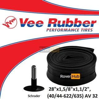 Камера Vee Rubber 28x1 5/8x1 1/2, (40/44-622/635) AV, в коробке