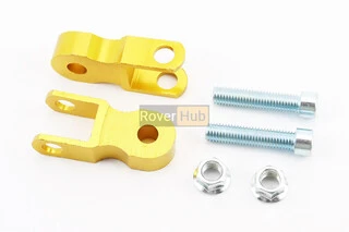 Подовжувач заднього амортизатора 45мм к-кт 2шт + болти + гайки, жовтий