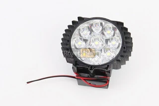 Фара дополнительная светодиодная - 9 LED с креплением, &quot;компакт&quot; ЧЕРНАЯ тип 1