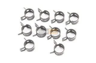 Хомут пружинный 12мм черный, к-кт 10шт