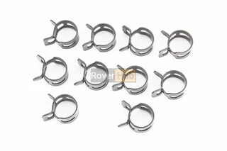 Хомут пружинный 13мм черный, к-кт 10шт