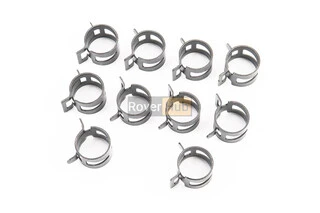 Хомут пружинный 18мм черный, к-кт 10шт