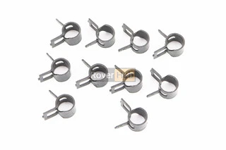 Хомут пружинный 6мм черный, к-кт 10шт