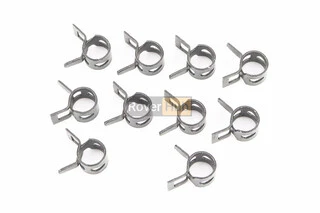 Хомут пружинний 8мм чорний, к-кт 10шт