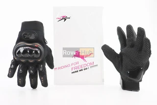 Перчатки мотоциклетные L-Чёрные, тип 2
