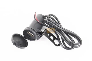 Зарядка USB універсальна на 1 вихід, з кнопкою вкл/викл (з кронштейном)