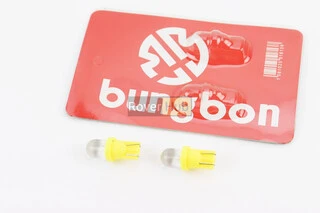 Лампа 1-диодная поворотов ЖЕЛТЫЙ СТЕКЛО T10, 2шт