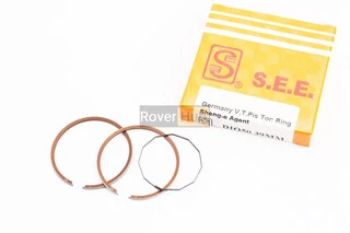 Кольца поршневые Honda DIO50 39мм STD желтая коробка (замки внутренние)