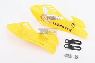 Захист для рук лів., прав. к-кт 2шт "MONSTER ENERGY" ПОМАРАНЧЕВИЙ тип2