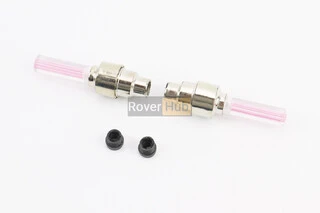 Ковпачок ніпелю "МАЯЧОК" що світиться ЧЕРВОНИЙ, 2шт