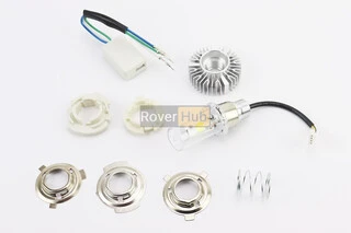 Лампа фары диодная LED-2 SUPER универсальная (к-кт разных креплений), с стабилизатором