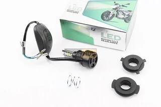 Лампа фары диодная LED-3 SUPER универсальная (к-кт разных креплений), с стабилизатором, тип1