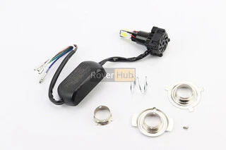 Лампа фары диодная LED-4 SUPER универсальная (к-кт разных креплений), с стабилизатором 3000LM/20W-40W