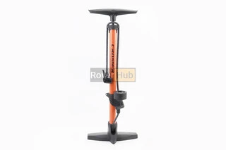 Насос ручний "підлоговий" з манометром 160 psi/11 bar, під штуцера Schrader&amp;Presta, помаранчевий LC-3261