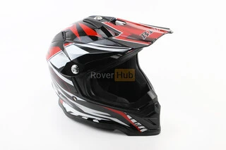 Шолом кросовий/ендуро/АТV BLD-819-7 М (57-58см), ЧОРНО-ЧЕРВОНИЙ