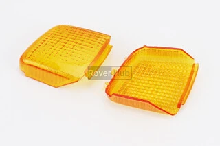 Honda LEAD AF-20 "стекло"- поворотов задних к-кт 2шт, желтые