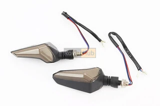 Поворот діодний на гнучкій ніжці + стоп сигнал/габарит LED ІЗГІБ малий, 2шт