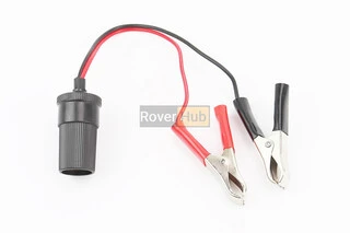 Розетка прикурювача з проводами 200мм і "крокодилами"