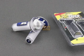 Рукоятка керма лів./пр. к-кт силікон прозорий, сині