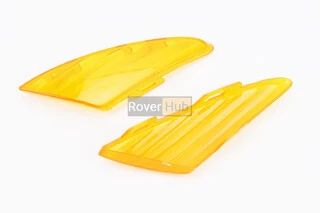 Yamaha JOG NEXT ZONE ZR "стекло"- поворотов передних к-кт 2шт, желтые, тип 2