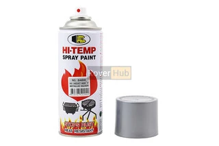Фарба акрилова жаростійка 400°F, №0400 &quot;СРІБНИЙ МЕТАЛІК&quot;, Аерозоль 400ml