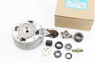 Зчеплення тридискове в зборі (кошик) Active 110cc - "автомат" + 9 деталей