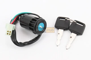 Замок запалювання (кріплення на клямках d-25мм) роз'єм малий "мама 4", тип 2