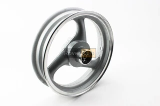 Диск передній литий MT2,50x12 d12mm (диск гальм. 3 болта) &quot;3 промені&quot; сірий, тип1