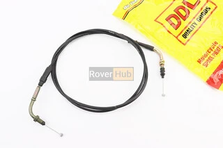 Трос газа 4Т-50cc (крепление верхнее с резьбой) (трос 191см; кожух 180см)