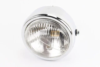 УЦЕНКА DELTA Фара передняя "хром" ALPHA круглая D=150mm (треснутое стекло)