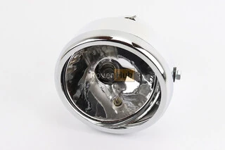 УЦЕНКА DELTA Фара передняя "хром" ALPHA круглая D=150mm (без стекла, см. фото)