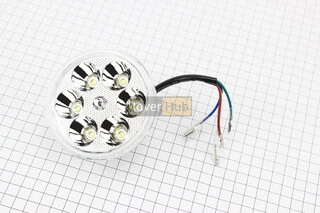 УЦІНКА DELTA Фари круглої внутрішня частина 6-LED з обідком, 80мм (не горить кілька діодів)