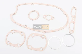 Прокладки двигателя Юпитер-4, к-кт 8 деталей, (кожкартон, алюминий)